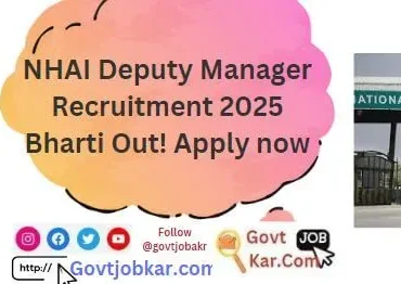 NHAI Deputy Manager Recruitment 2025
